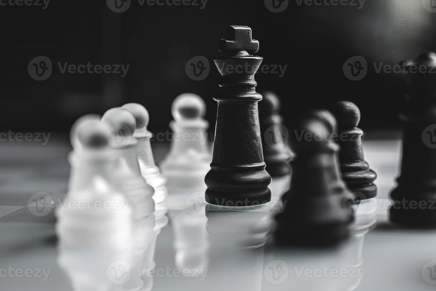 chess figure Chess pieces Symbol of competition photo