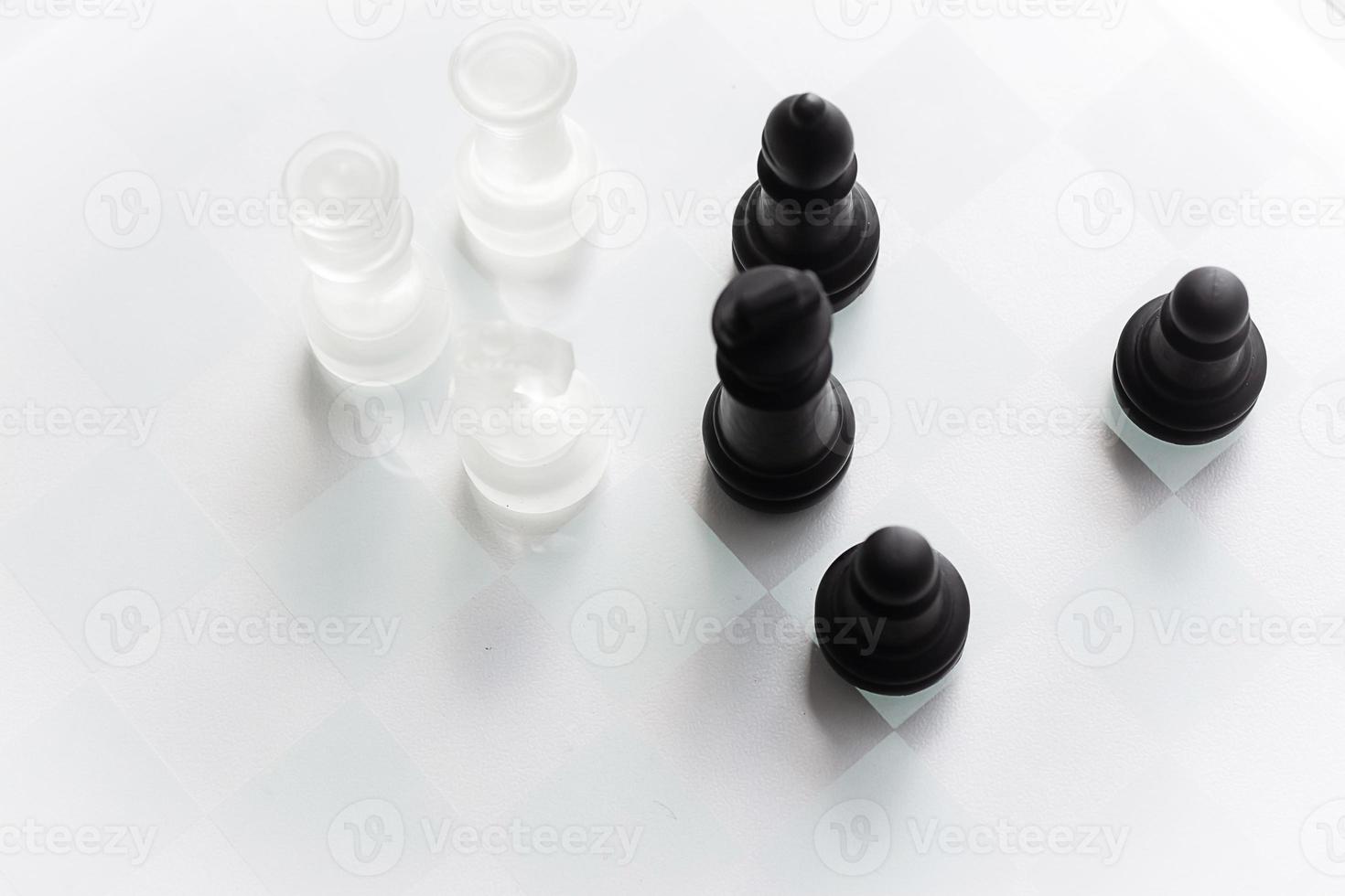 chess figure Chess pieces Symbol of competition photo