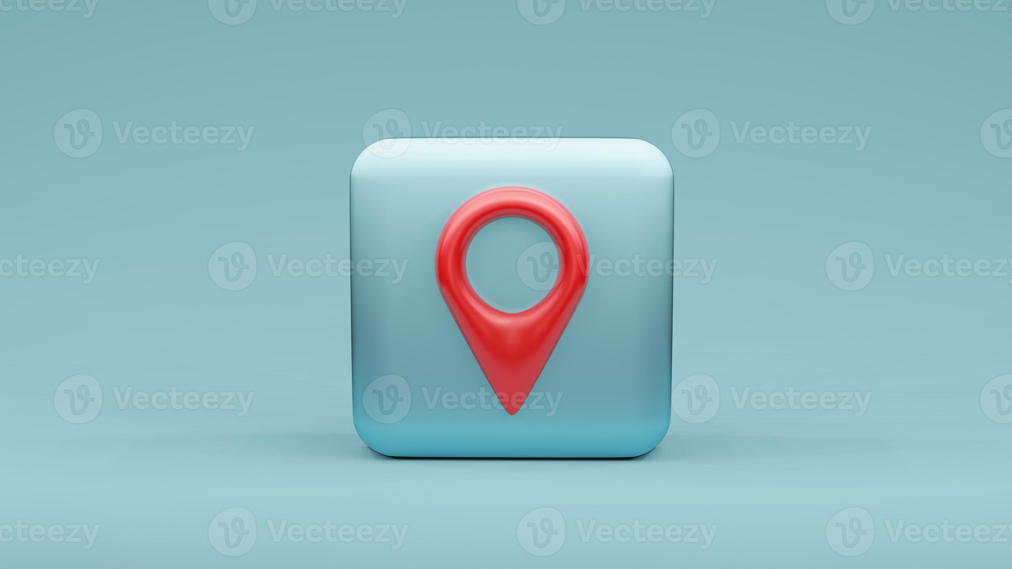 Pin Icon On Square Shape 3d Rendering 6338502 Stock Photo At Vecteezy Pin Icon On Square Shape 3d Rendering 6338502 Stock Photo At Vecteezy