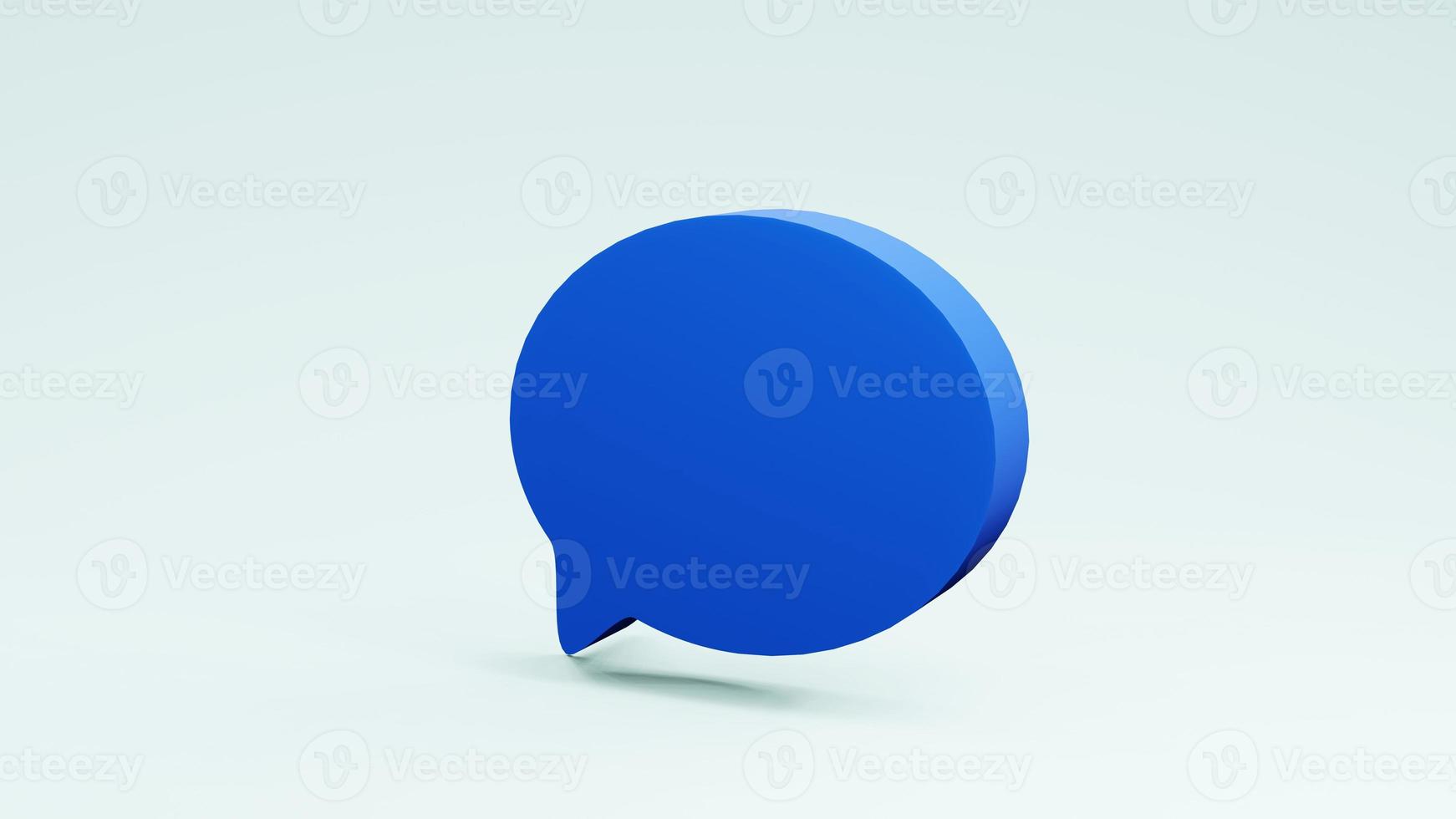 speech bubbles thinking balloon Infographic design 3d rendering photo