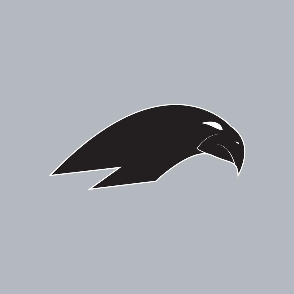 cabeza de águila dibujo ilustración vectorial vector