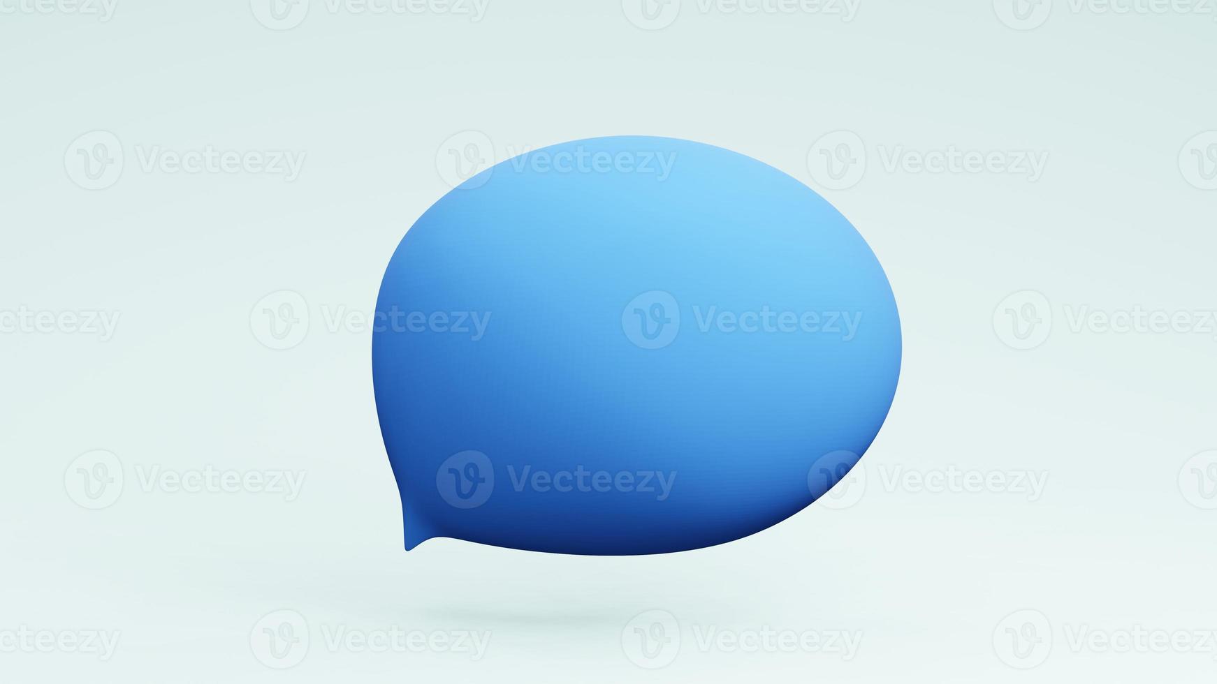 speech bubbles thinking balloon Infographic design 3d rendering photo