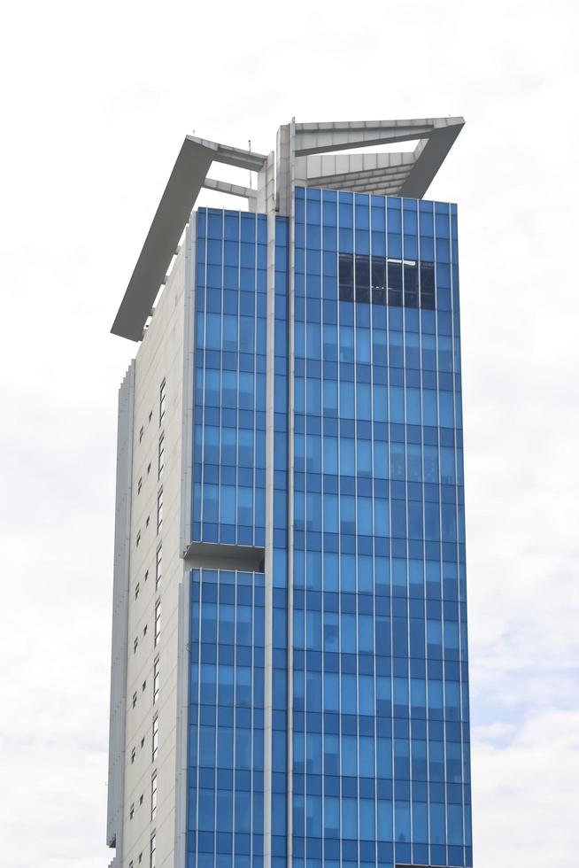 Bekasi, West Java, Indonesia, March 5th 2022. Bank Mandiri tower at the heart of the town. photo