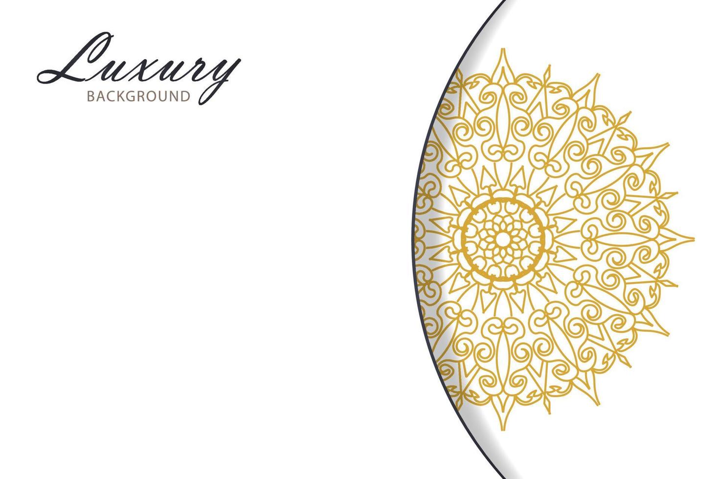 Beautiful vector hand drawn indian ornament mandala on background style.