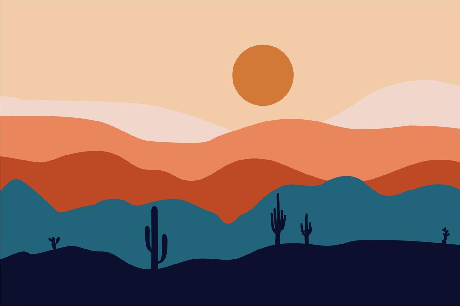 desert land or arid background vector