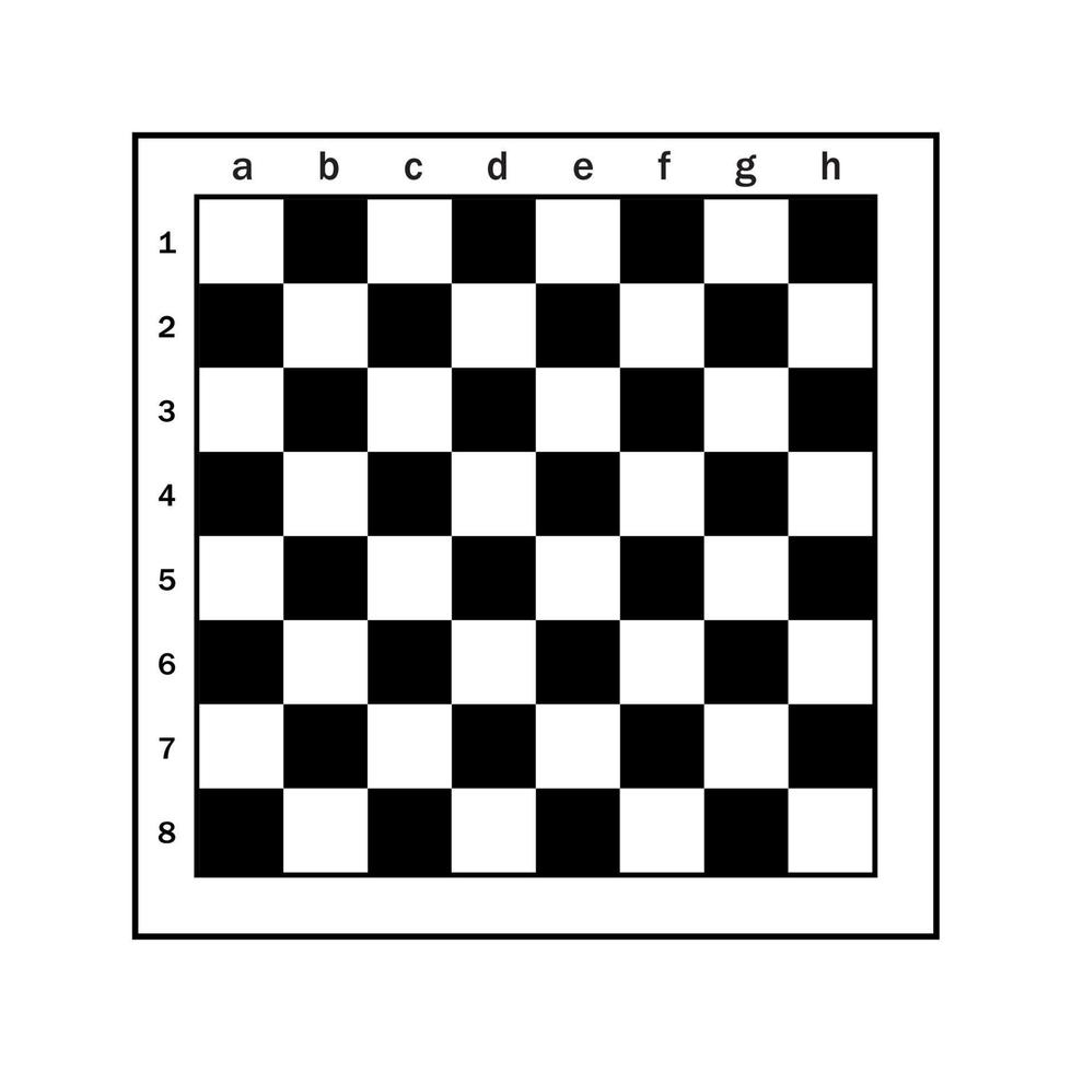 el tablero de ajedrez vectorial se ajusta a las normas vector