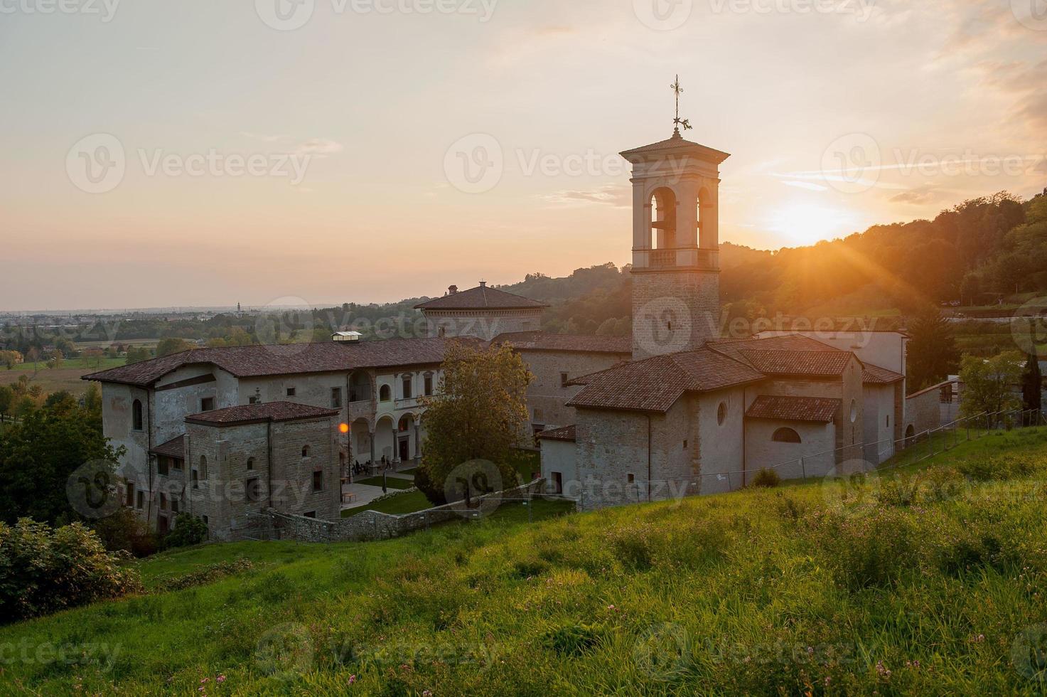 Monastery of astiny near bergamo photo