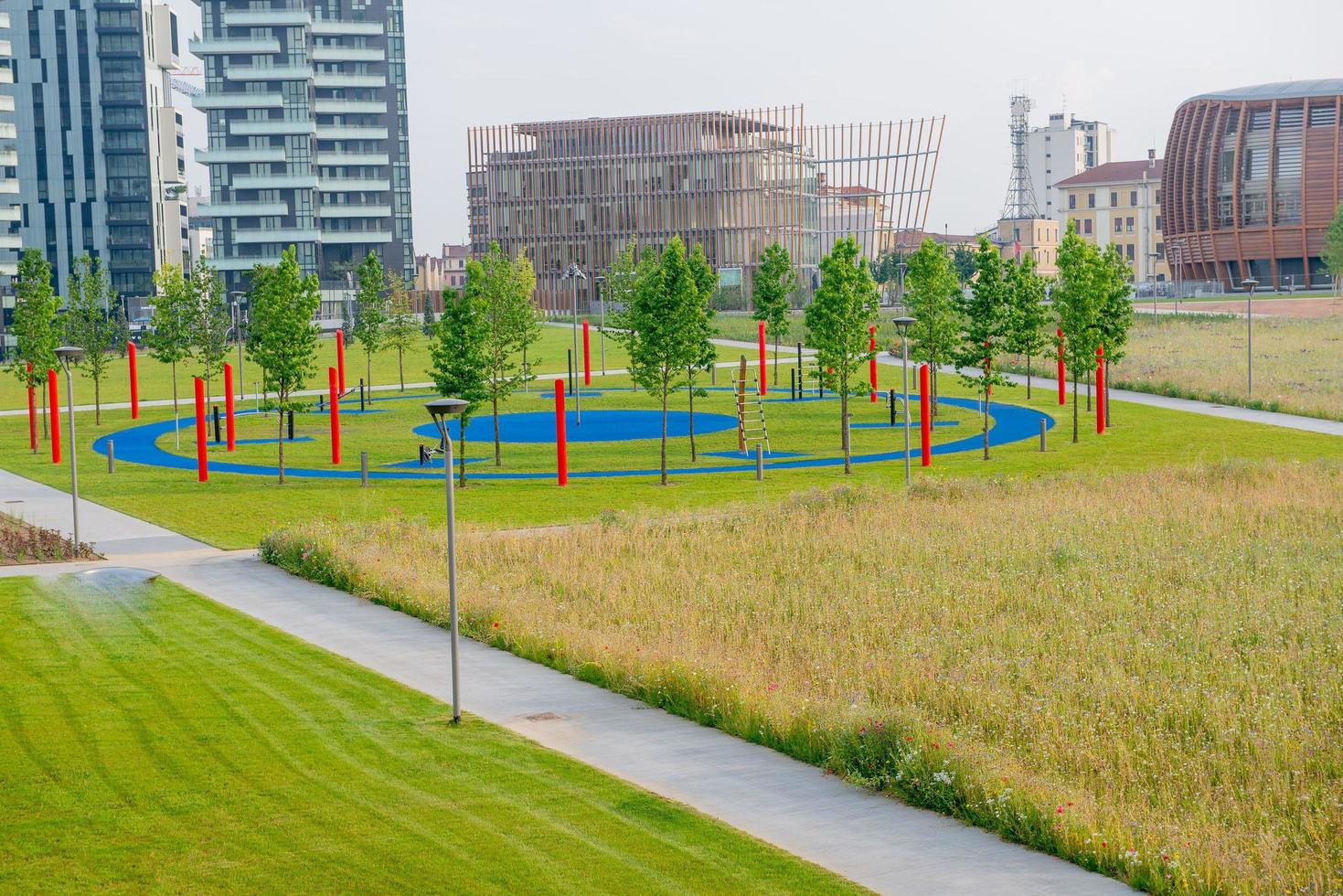 milano italia 30aprile 2018 New economic district built on a human scale photo