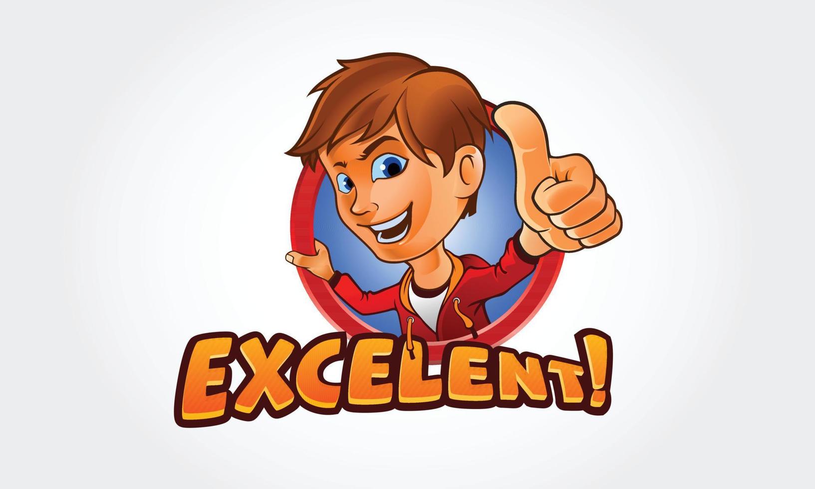 Mascot Cartoon boy thumb up character. Vector logo illustration of boy giving you thumbs up. This is illustrative logo template that suitable for online business. 6344018 Vector Art at Vecteezy Mascot Cartoon boy thumb up character. Vector logo illustration of boy giving you thumbs up. This is illustrative logo template that suitable for online business. 6344018 Vector Art at Vecteezy