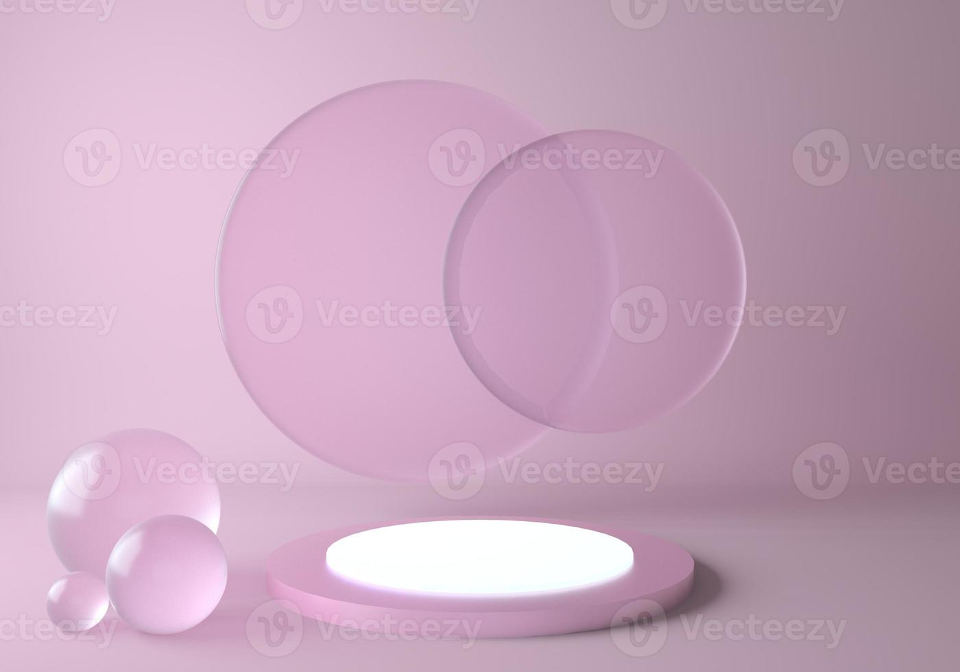 3d abstract background, mock up scene geometry shape podium for product display. photo
