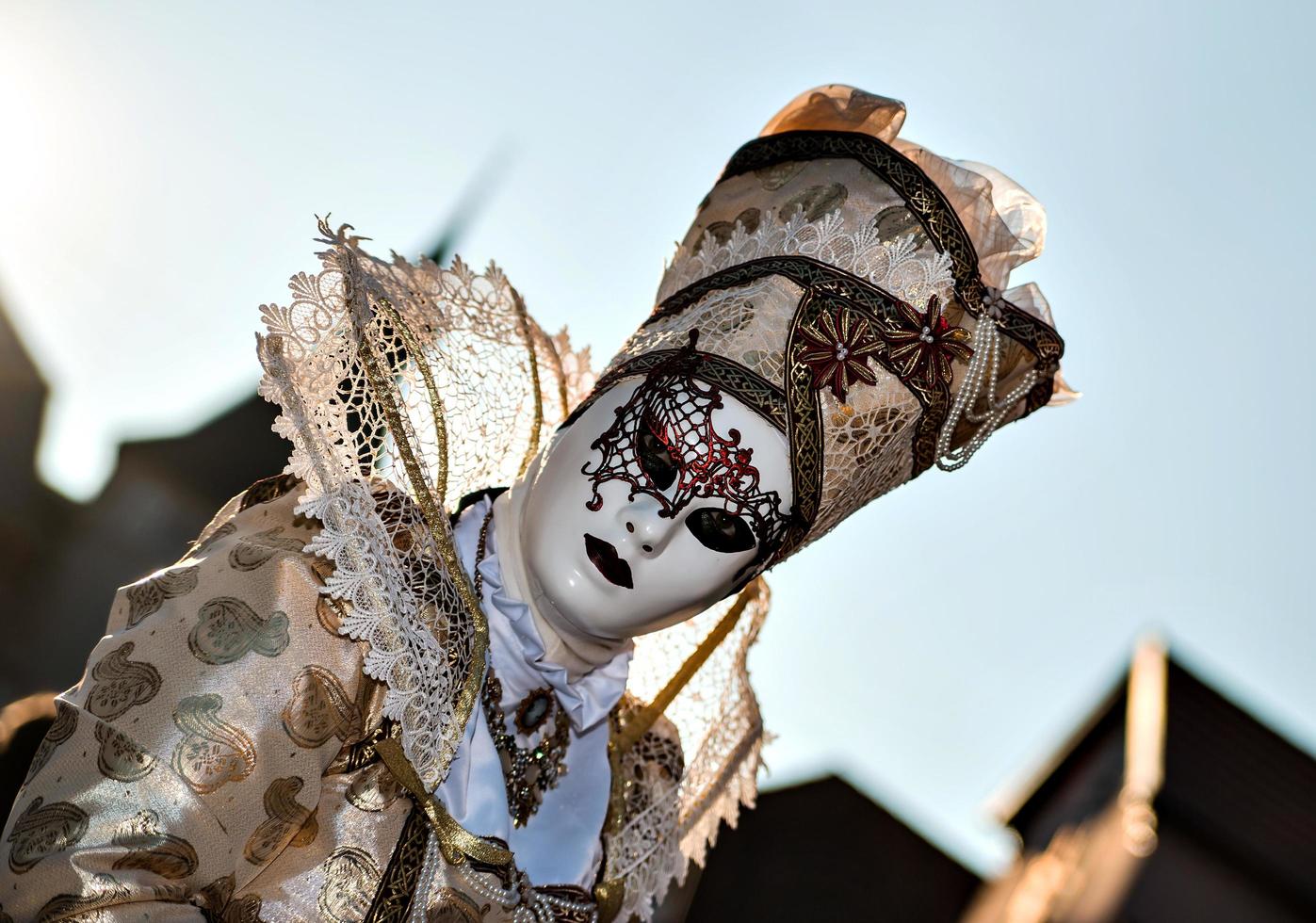 carnaval veneciano en rosheim, alsacia, francia. foto