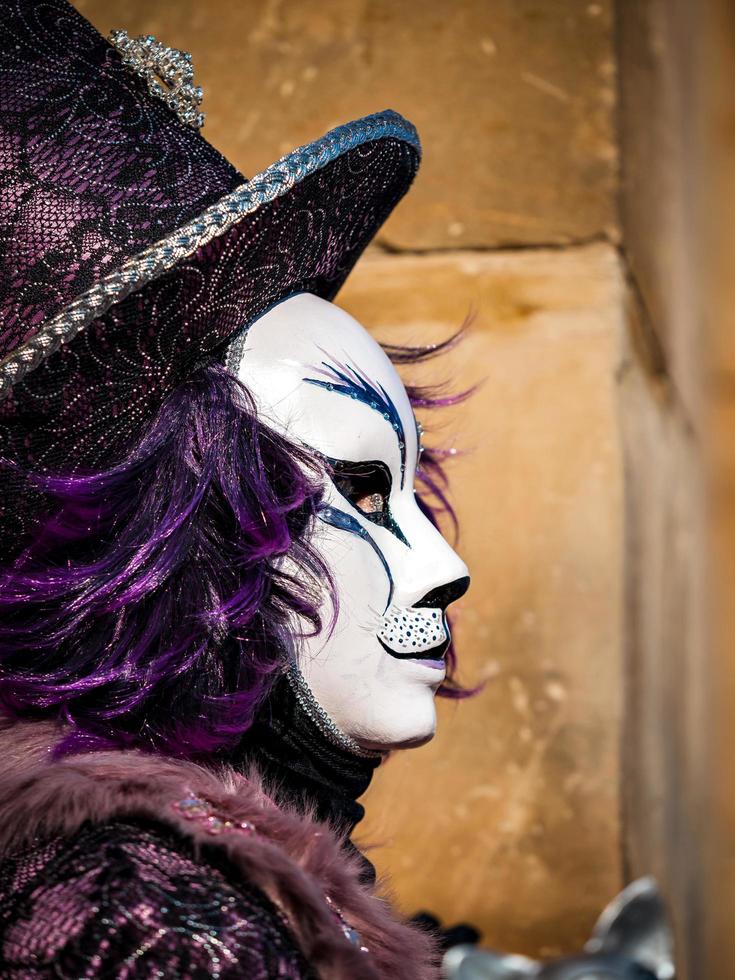 Venetian Carnival in Rosheim, Alsace, France. photo