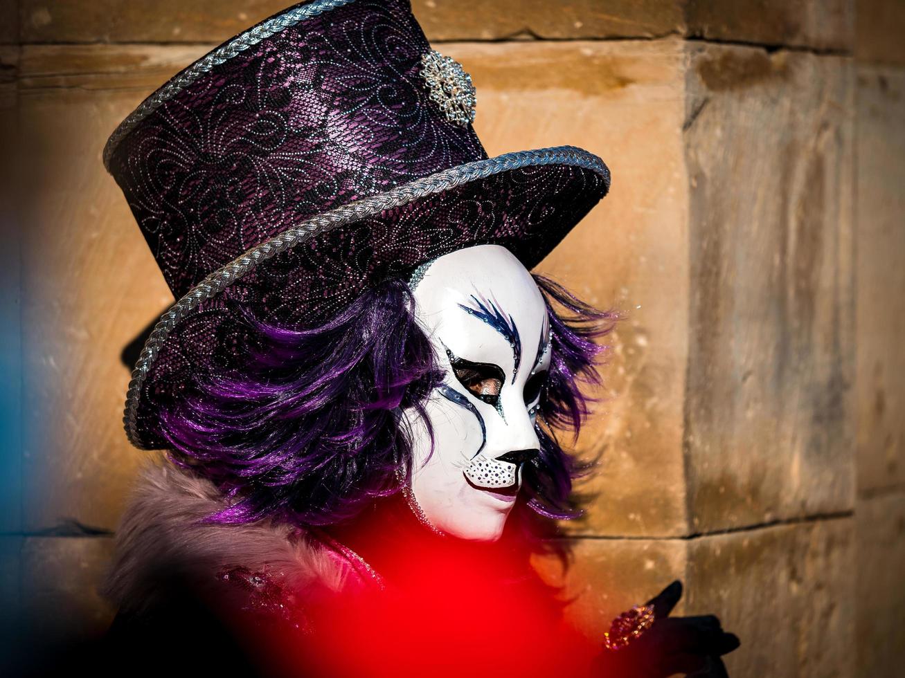 Venetian Carnival in Rosheim, Alsace, France. photo