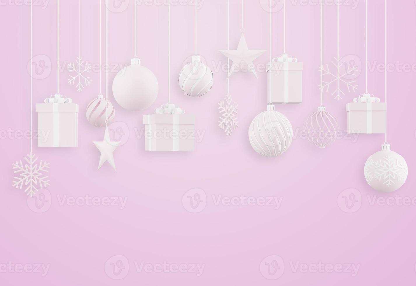 fondo decorativo de navidad foto