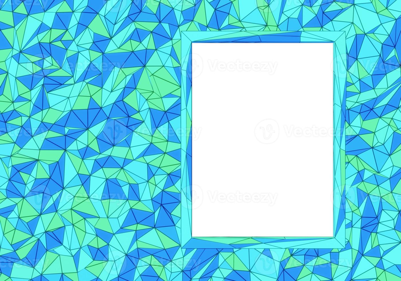 polygonal frame background photo