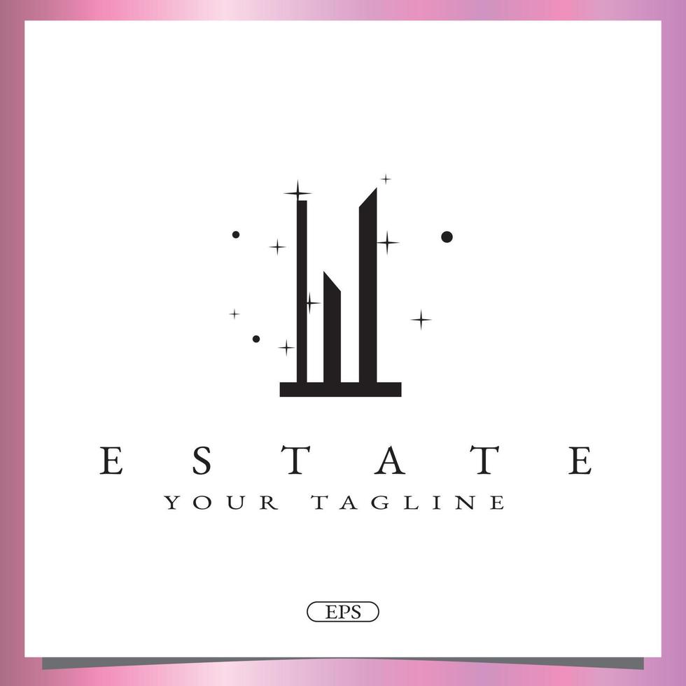 Real estate logo premium elegant template vector eps 10