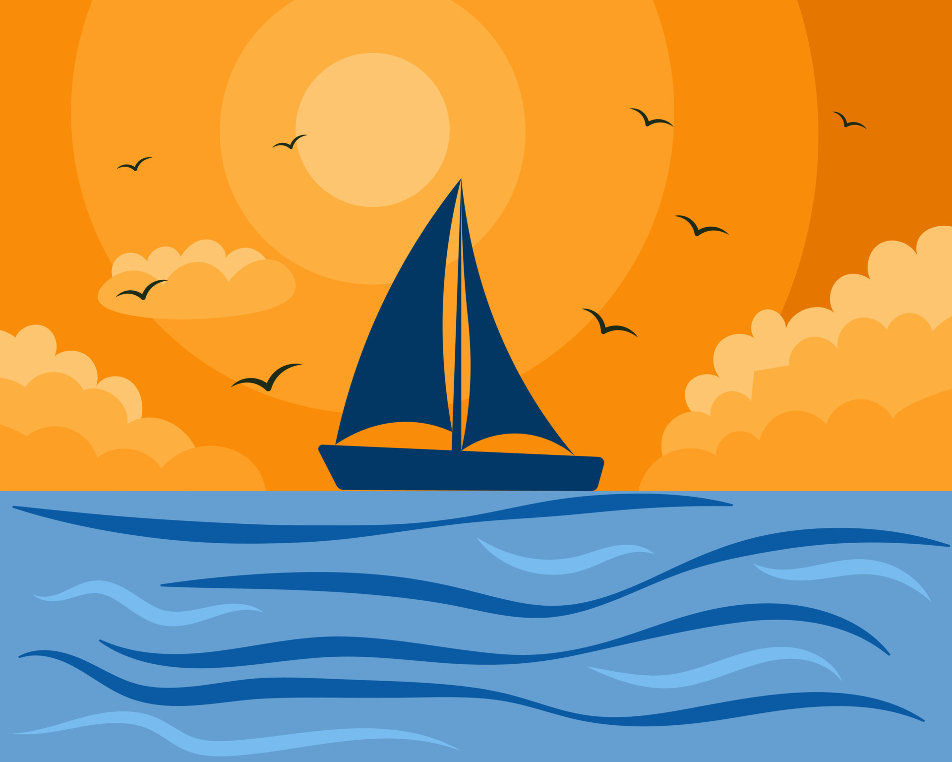 Thuyền buồm đơn độc trên biển xanh rộng lớn là một phong cách sinh hoạt độc đáo và hoàn hảo cho những ai muốn tìm lại bình yên trong cuộc sống. Bức ảnh này sẽ khiến bạn ngỡ ngàng và thích thú khi ngắm nhìn khung cảnh tuyệt đẹp ấy.