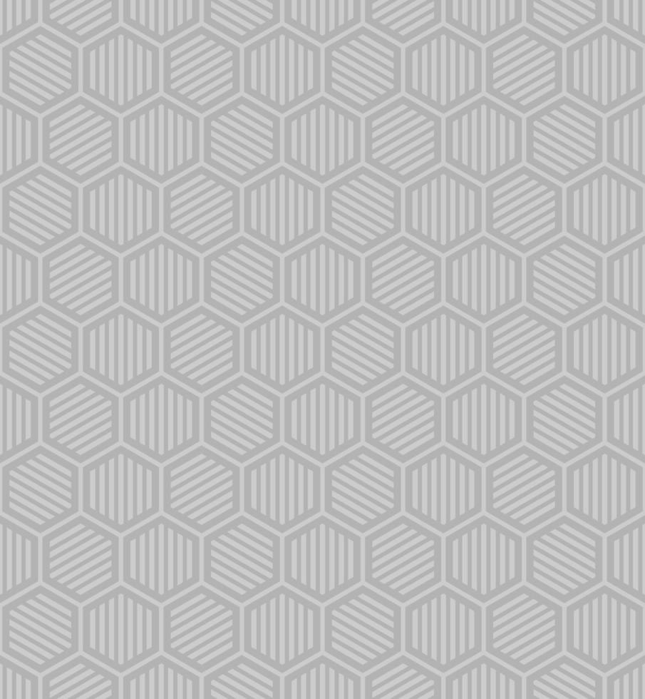 GREY VECTOR SEAMLESS BACKGROUND WITH WHITE HEXAGONS