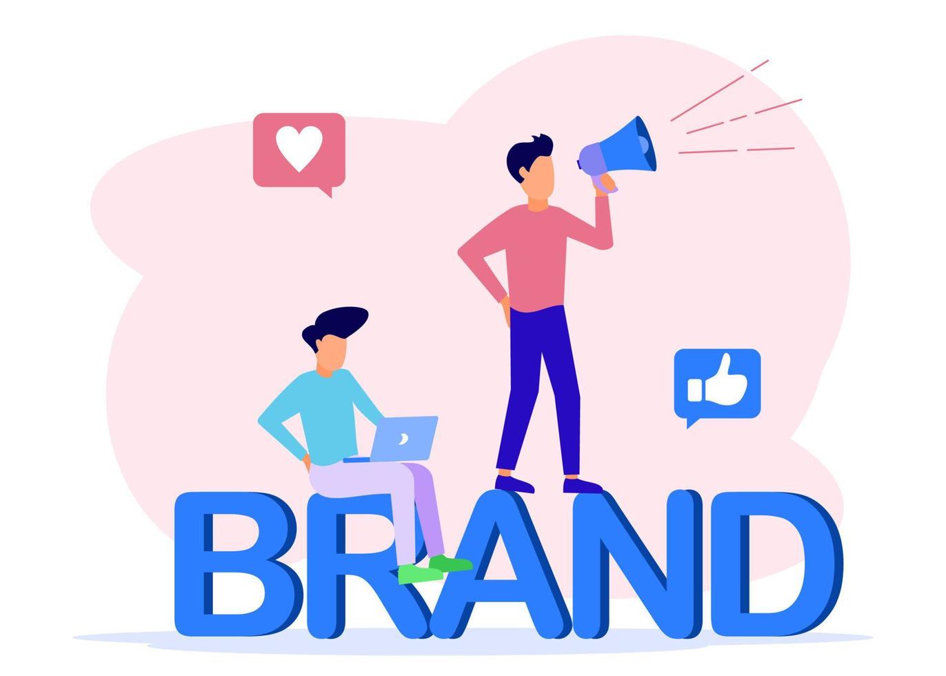 Illustration vector graphic cartoon character of brand