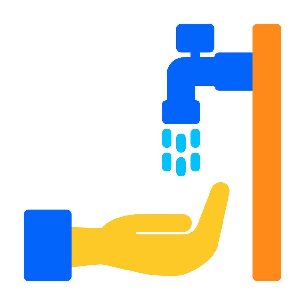 ablution icon suitable for Ramadan Islamic moments vector