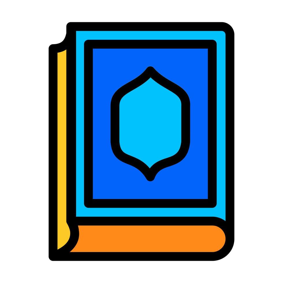 Quran Flat Icon Suitable for Ramadan Moment vector