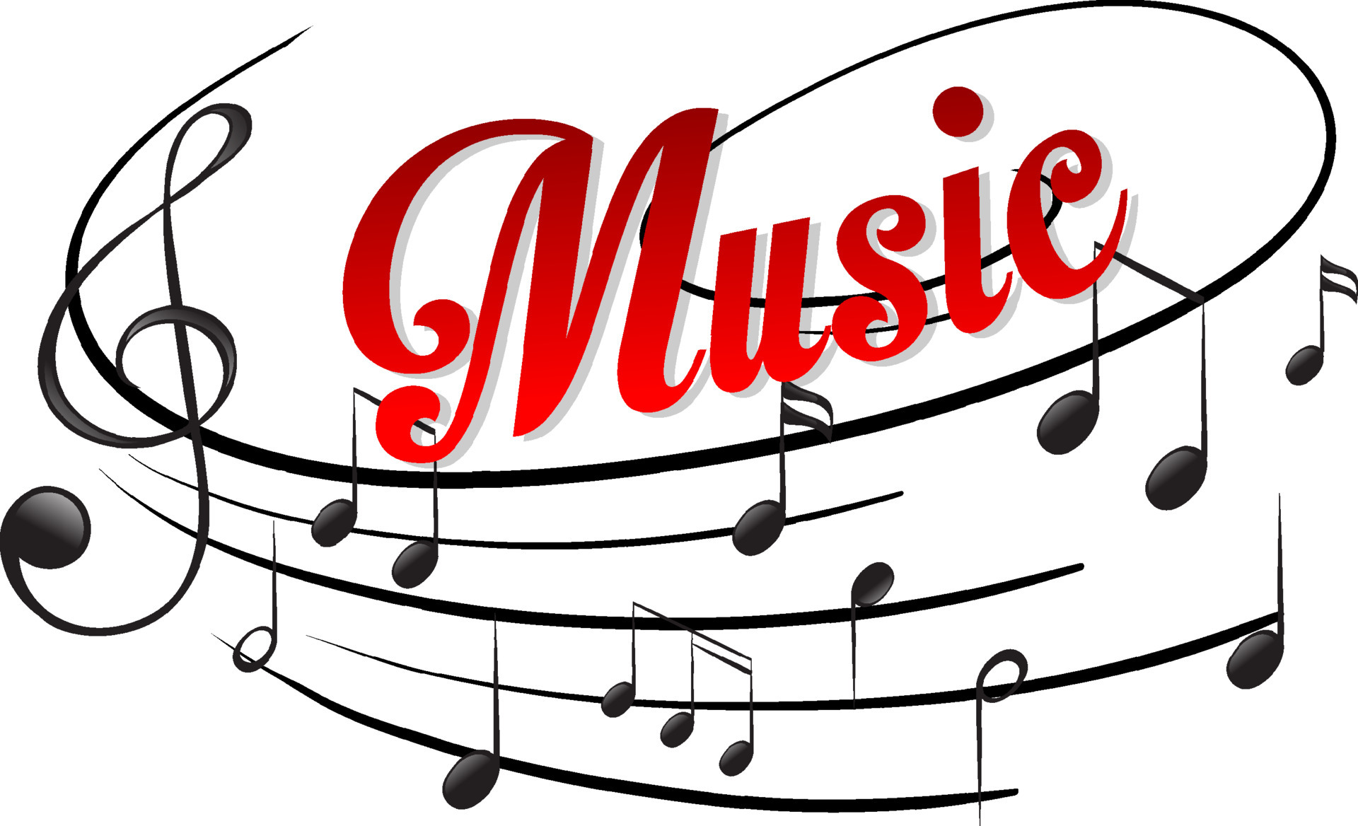 Font Design For Word Music With Music Notes On White Background 6350831 font-design-for-word-music-with-music-notes-on-white-background-6350831