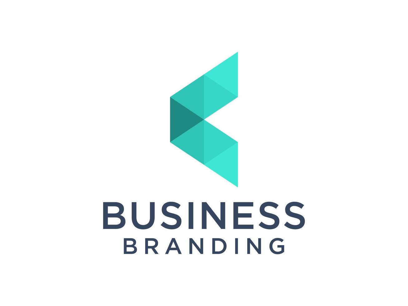 logotipo abstracto de la letra c inicial. verde aislado sobre fondo blanco. utilizable para logotipos de negocios y tecnología. elemento de plantilla de diseño de logotipo de vector plano.