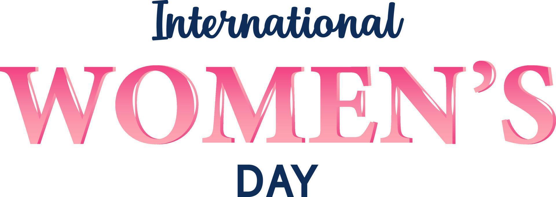 International women day poster design vector