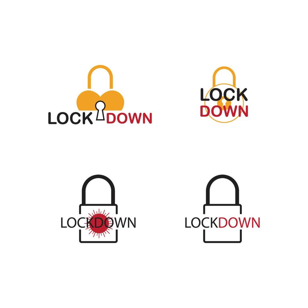 lockdown illustration vector