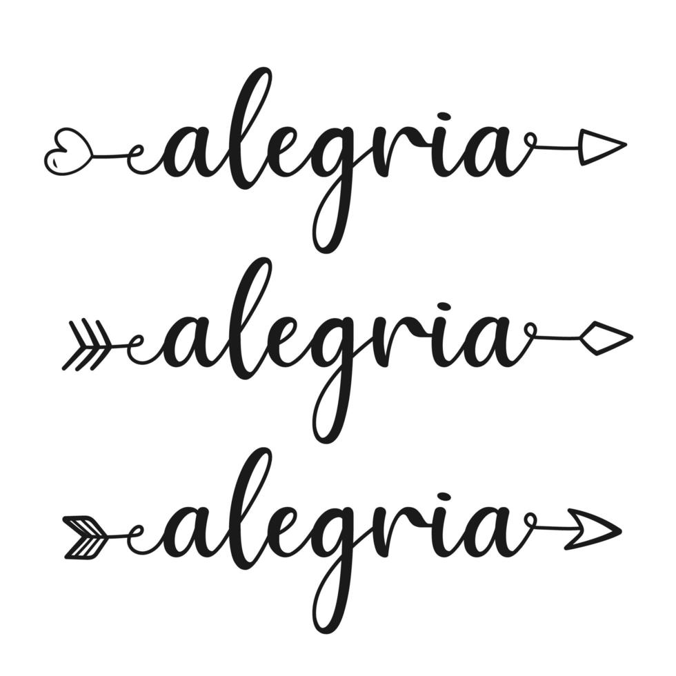 Three inspiration arrows in Brazilian Portuguese. Translation - Inspiration. vector