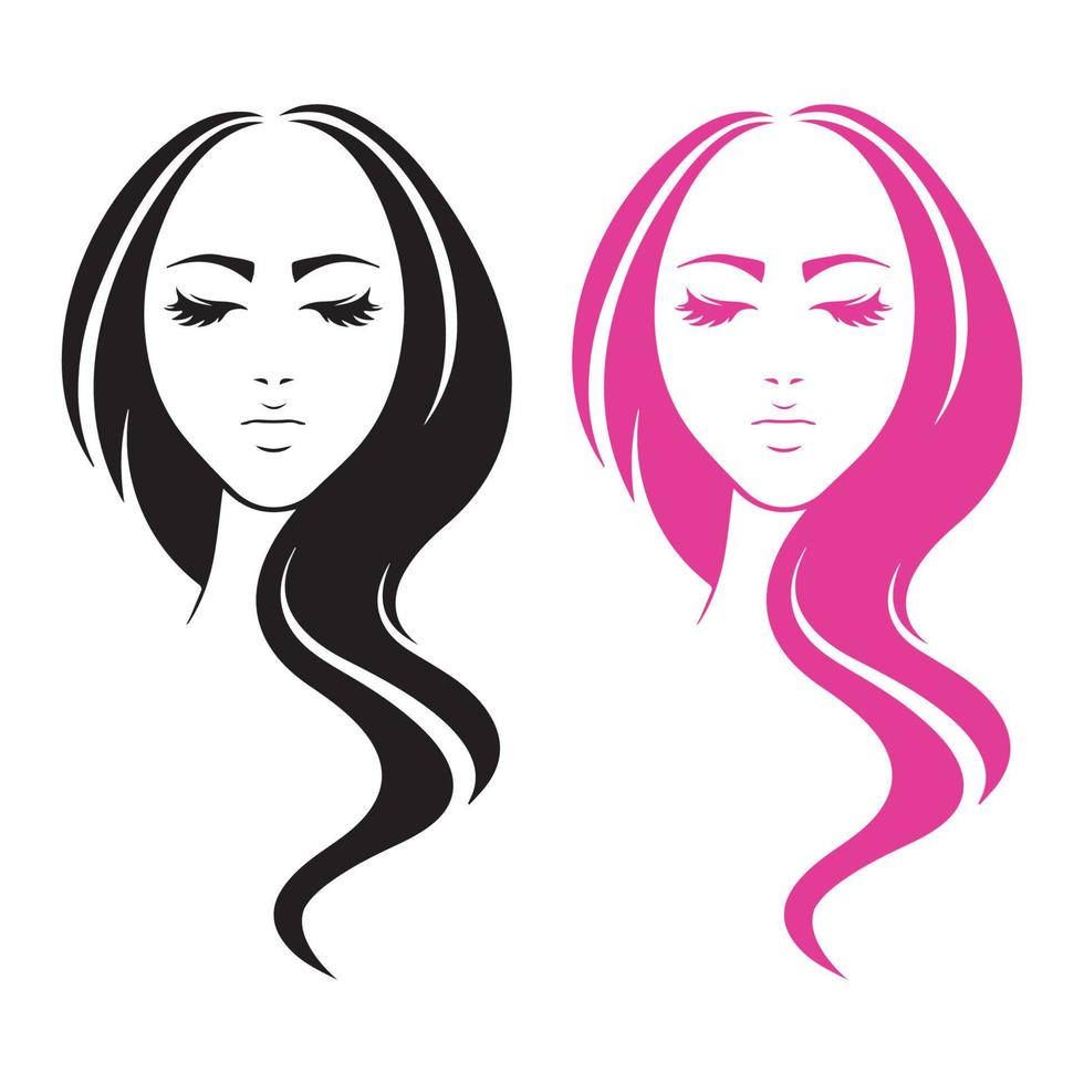 Hair Beauty Face Spa Cosmetic Logo vector