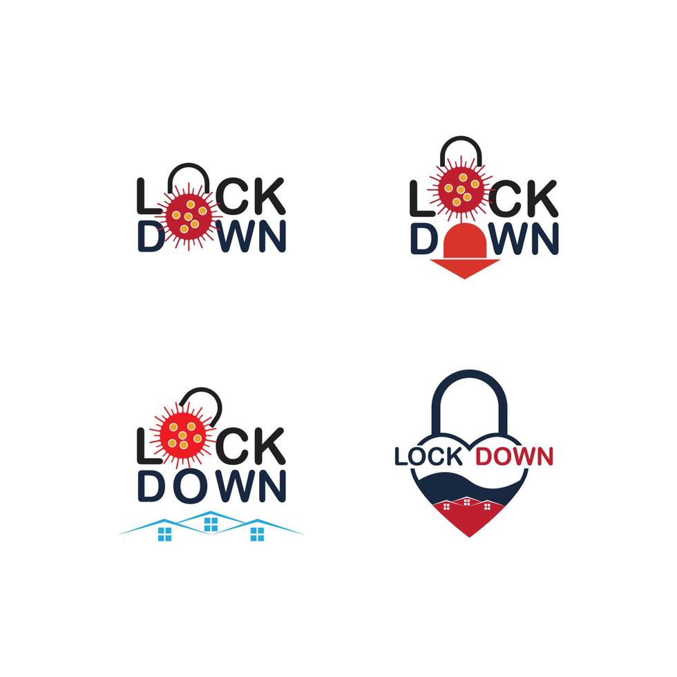 lockdown illustration vector