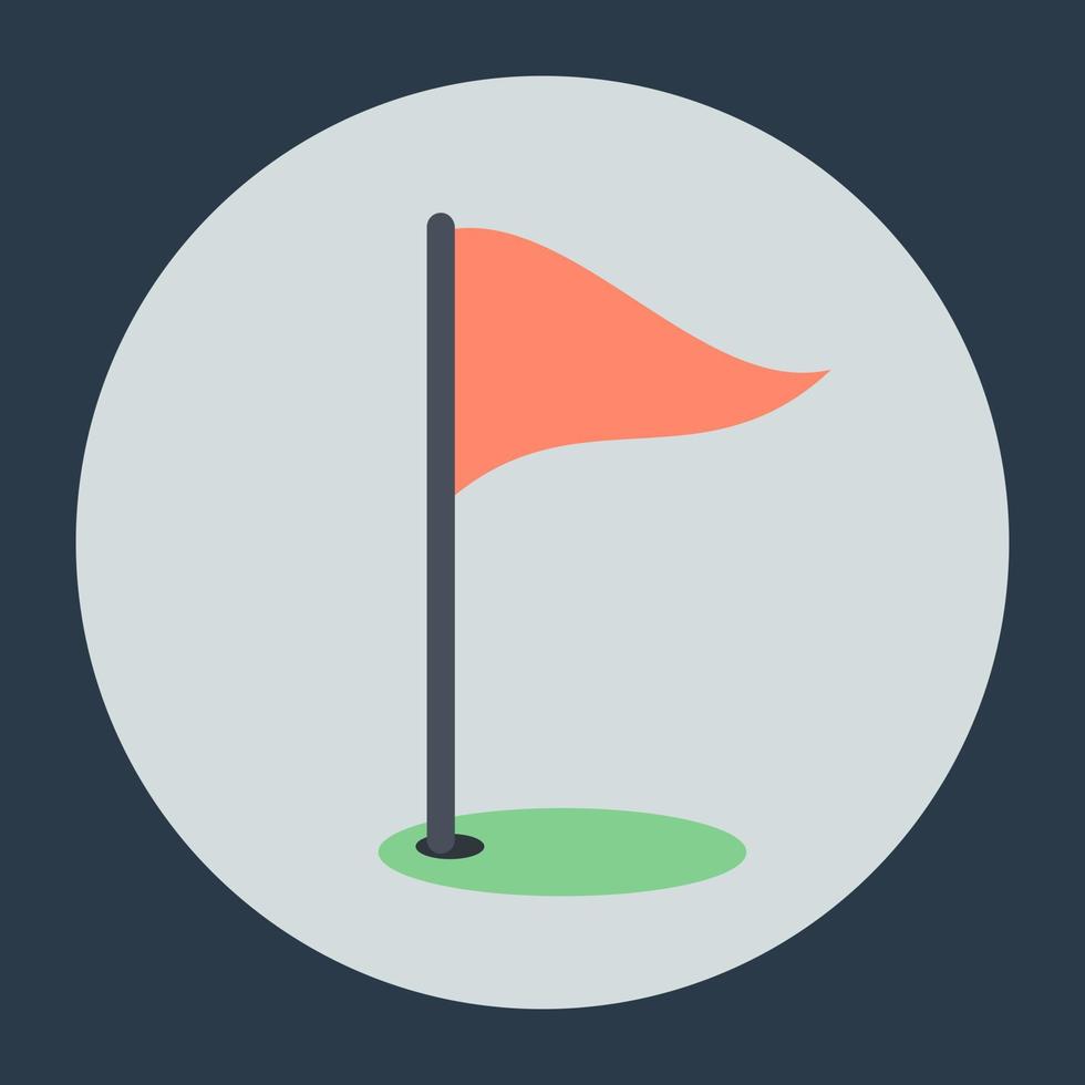 conceptos de campo de golf vector