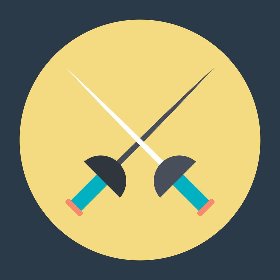 Trendy Swords Concepts vector