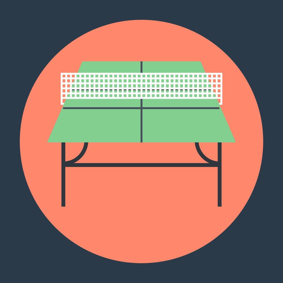 Tennis Table Concepts vector