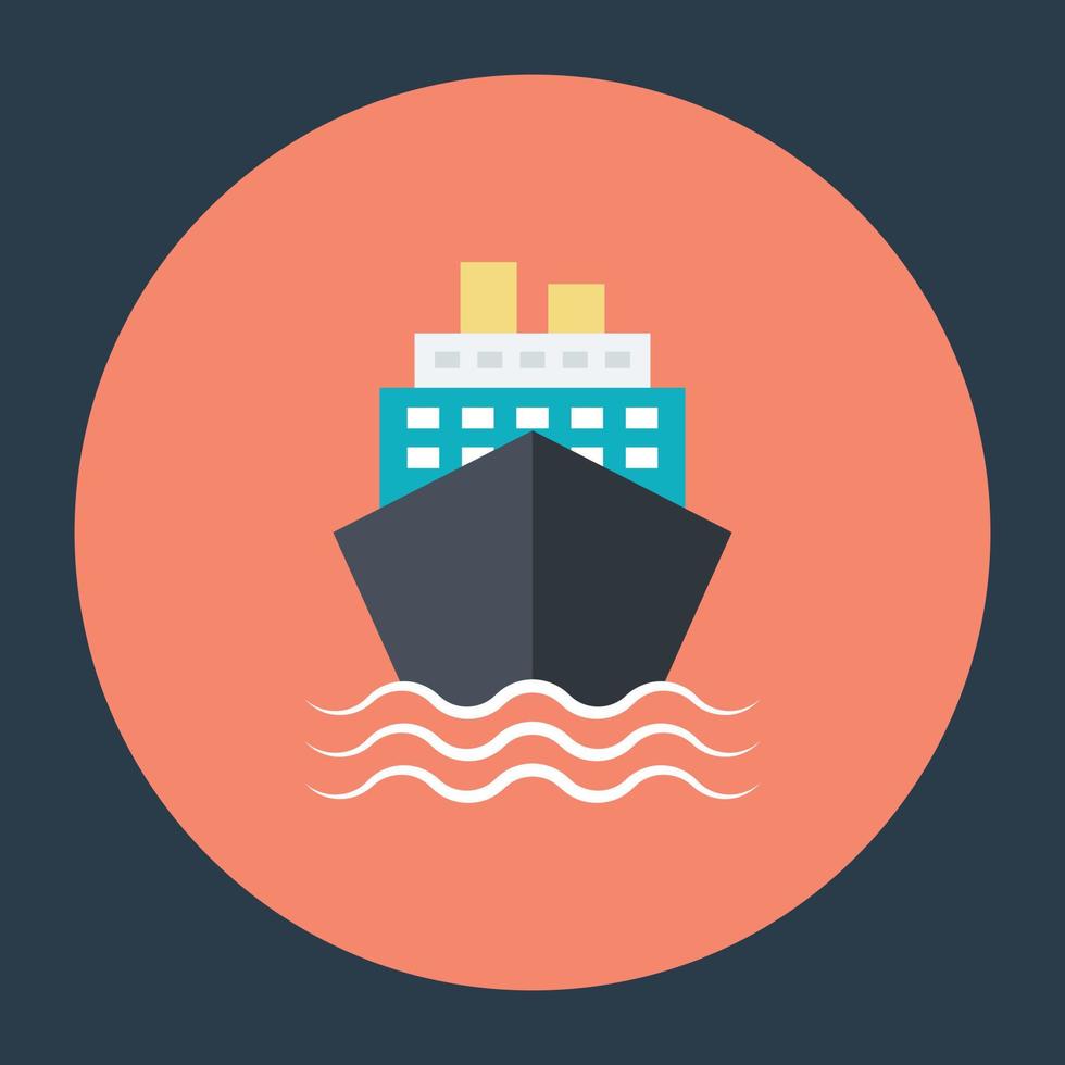 Trendy Ship Concepts vector
