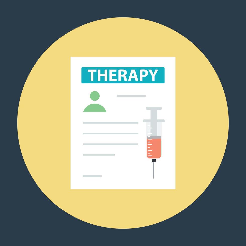 Therapy Report Concepts vector