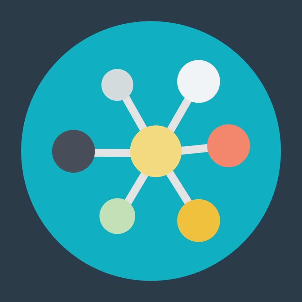 Trendy Atom Concepts vector