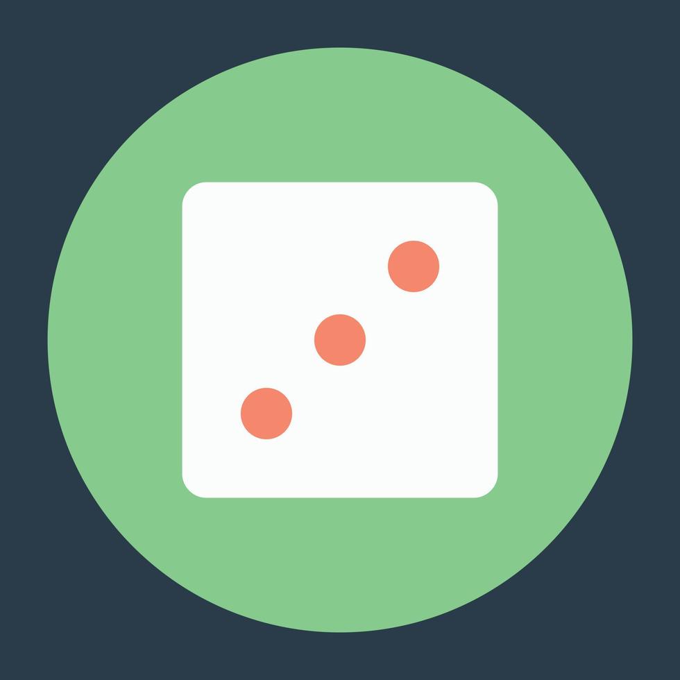 Trendy Dice Concepts vector