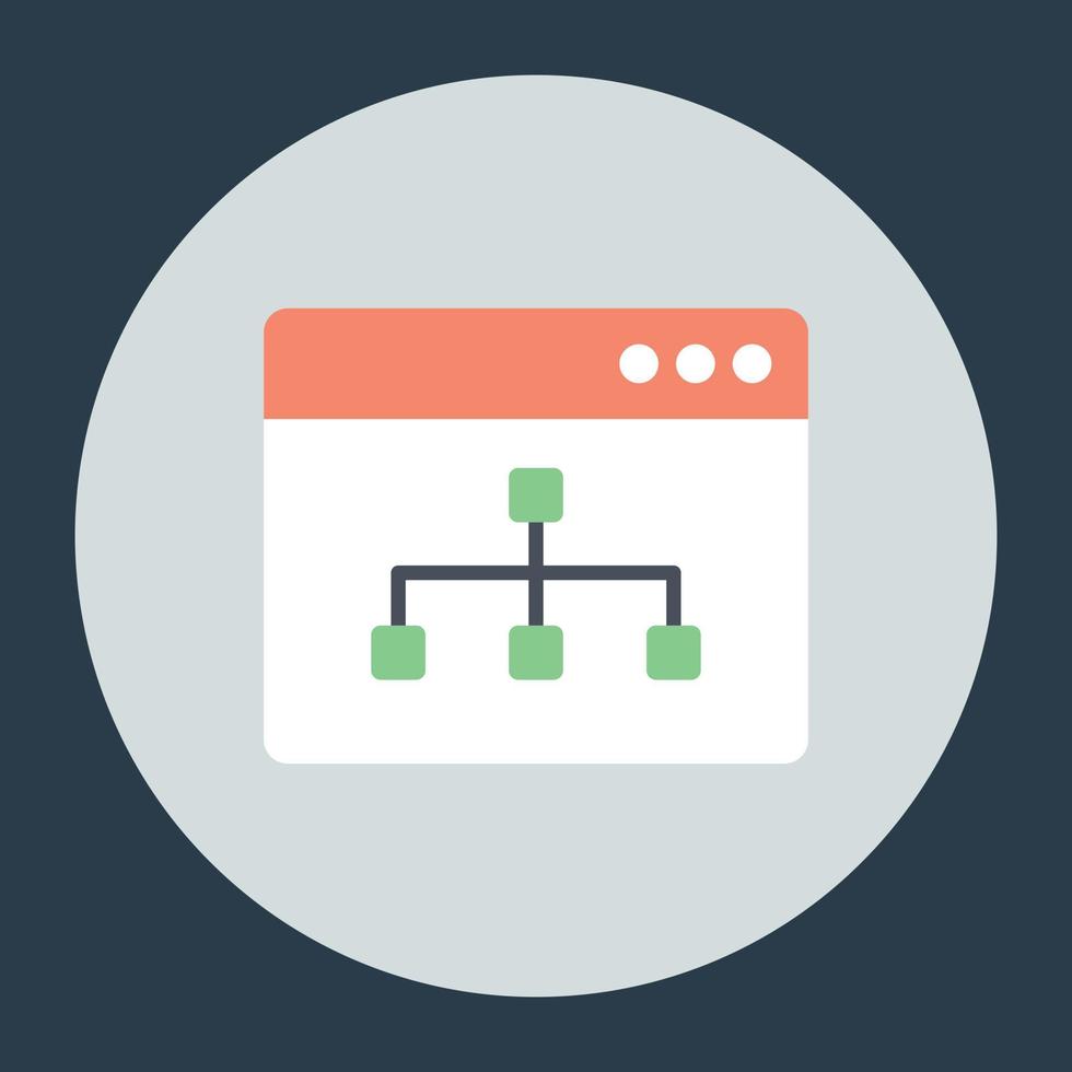 Trendy Hierarchy Concepts vector
