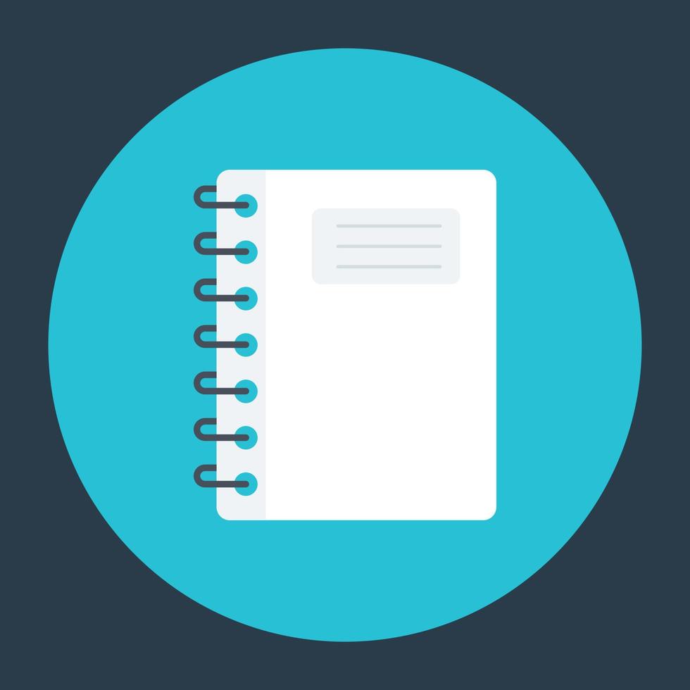 Trendy Notepad Concepts vector