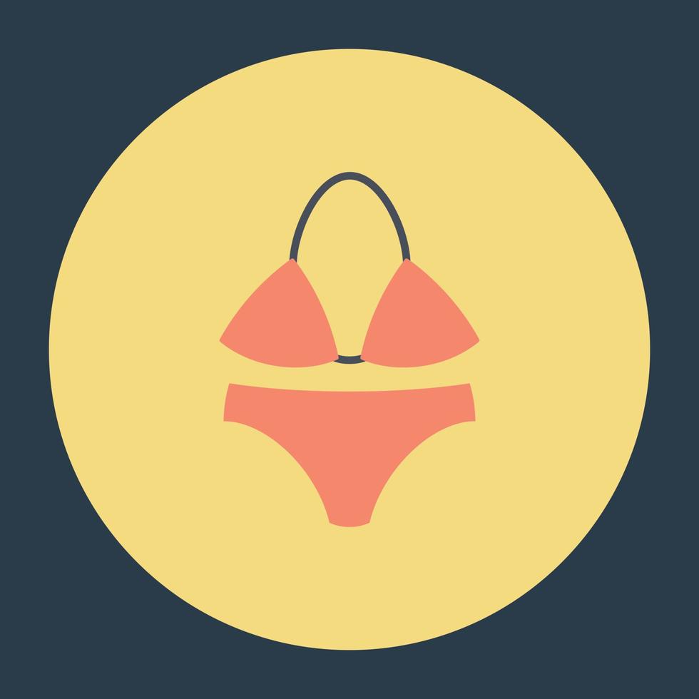 conceptos de bikini de moda vector