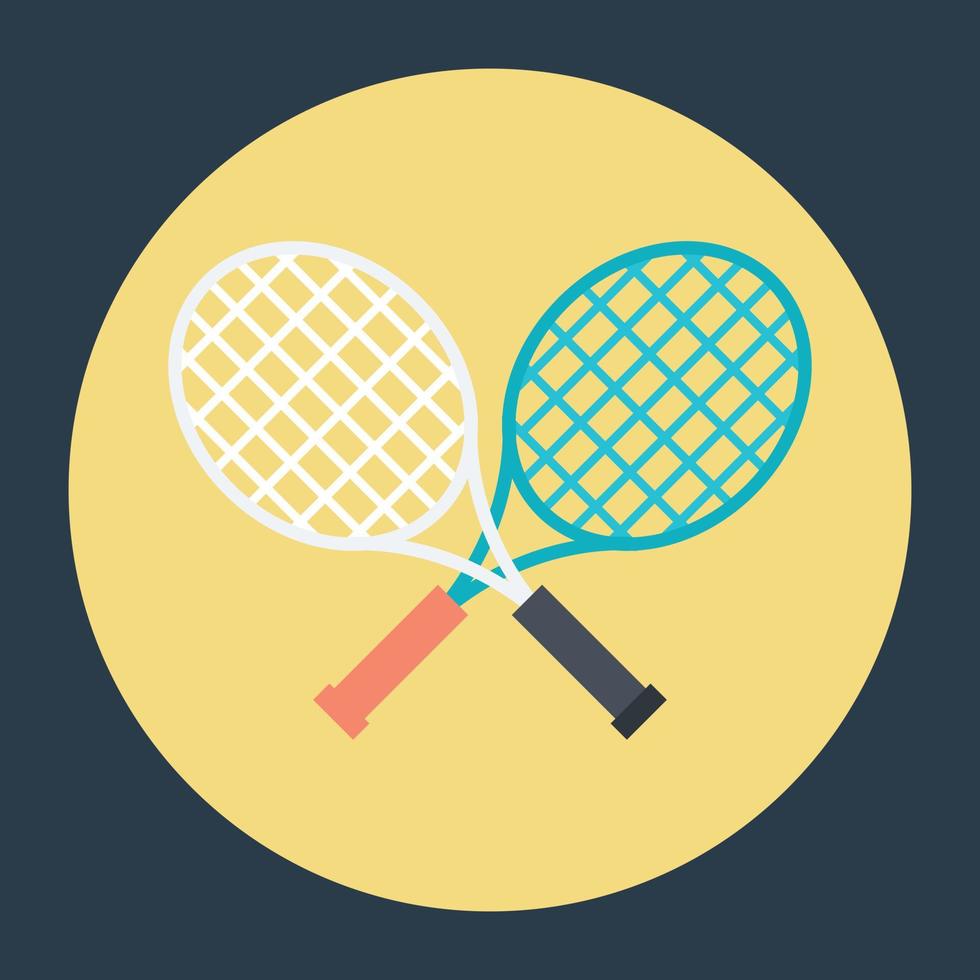 conceptos de bate de tenis vector