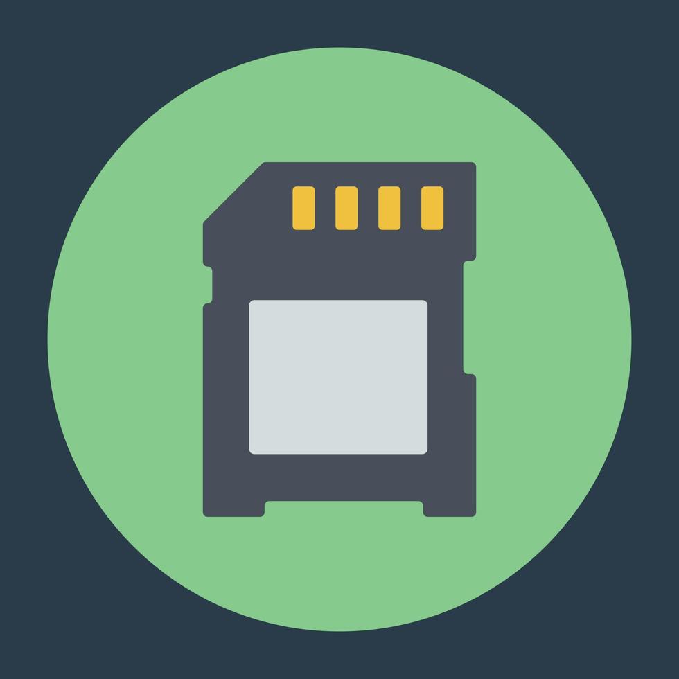 Memory Card Concepts vector