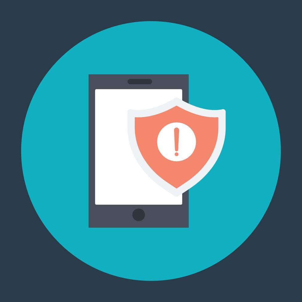 Mobile Security Alert 6353616 Vector Art at Vecteezy
