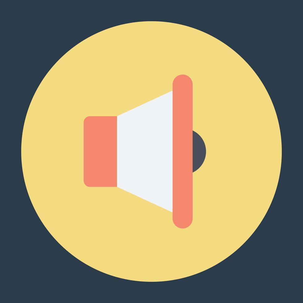 Trendy Bullhorn Concepts vector