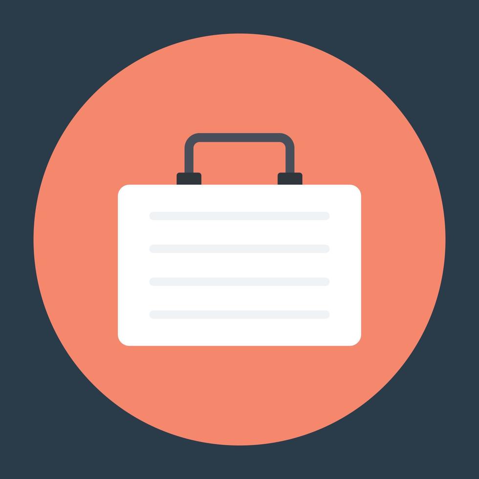 Trendy Briefcase Concepts vector
