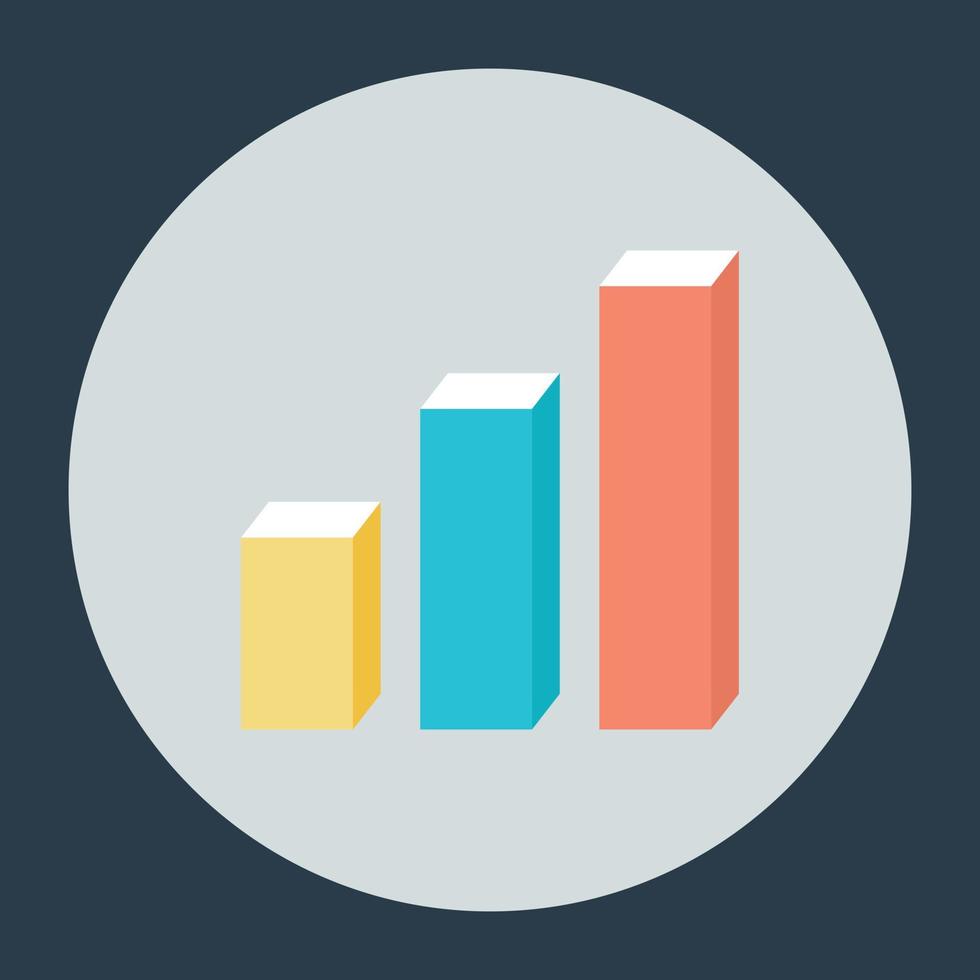 Bar Chart Concepts vector