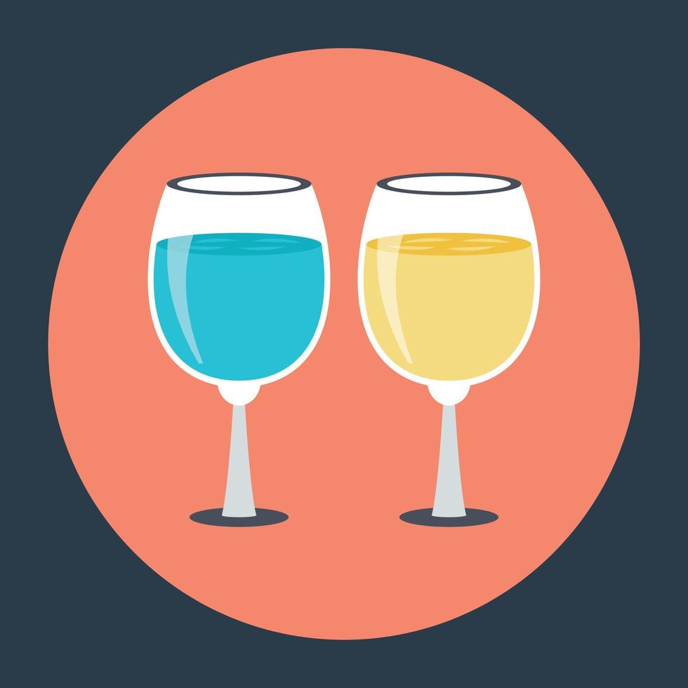 Wine Glasses Concepts vector