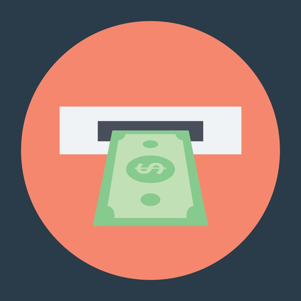 Cash Withdrawal Concepts vector